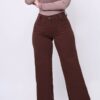 Jeans Wideleg Chocolate