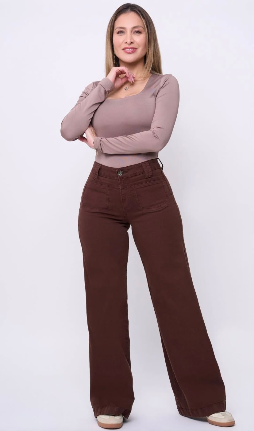 wide leg chocolate 3